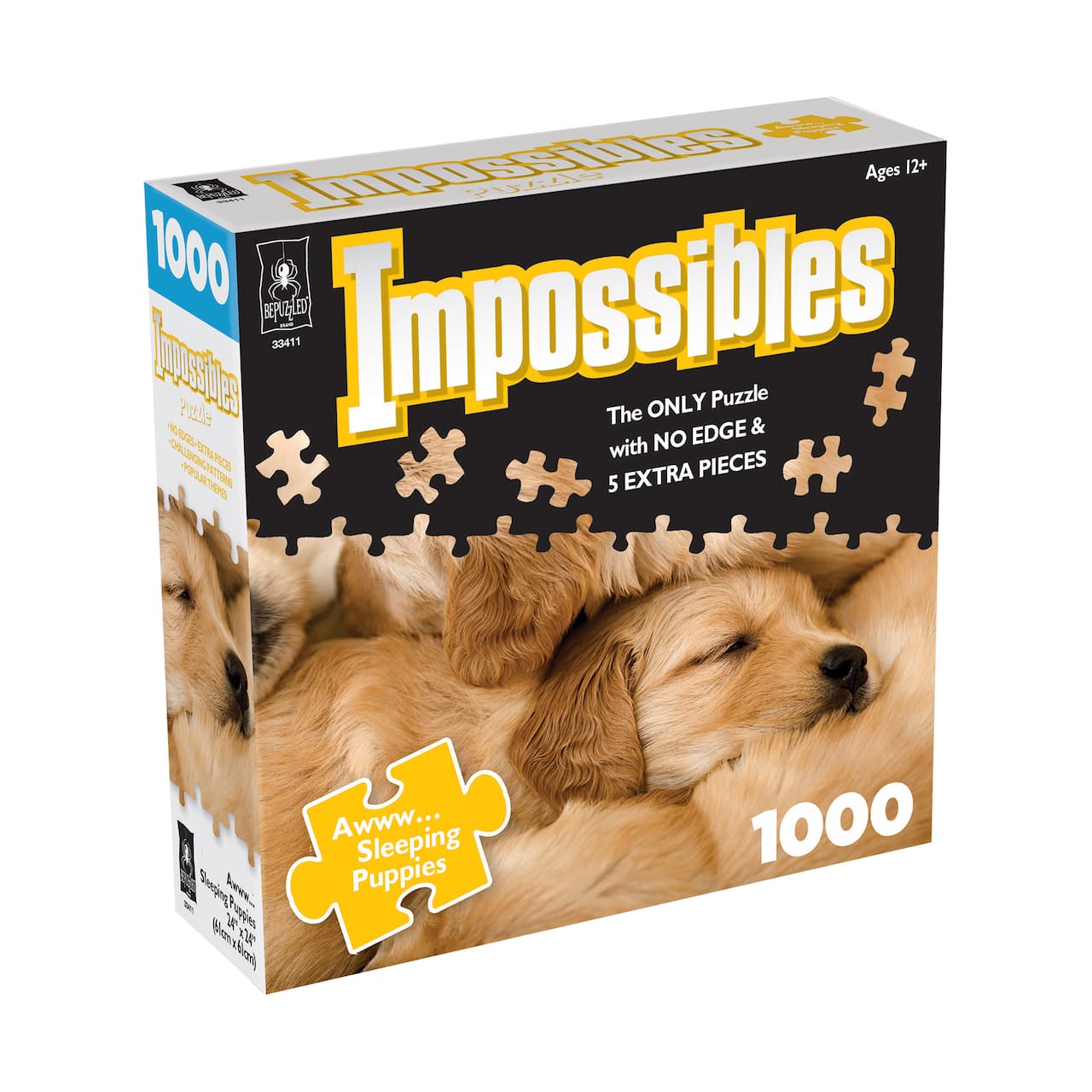 Impossibles Puzzle - Awww... Sleeping Puppies: 1000 Pcs